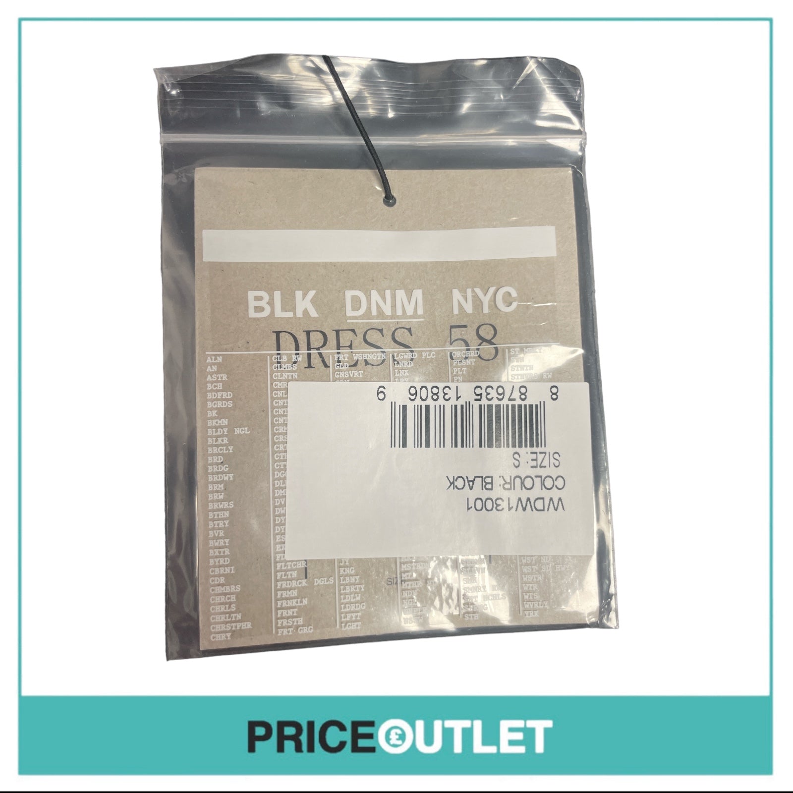 BLK DNM - Black Wool Oversized Dress - Size S - BRAND NEW WITH TAGS