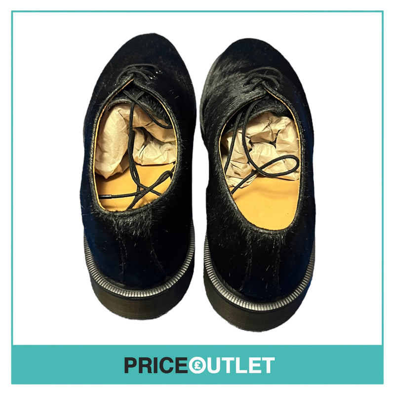 Dr Martens - Black Horse Hair Shoes - Size 3 - BRAND NEW WITH TAGS