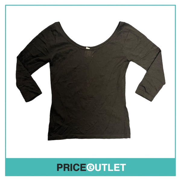 E+J - Black Cashmere Round Neck Jumper - Size 42 - BRAND NEW WITH TAGS