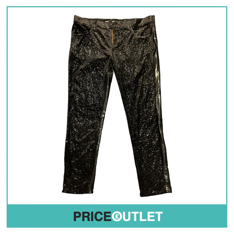 Comme des Garçons Junya Watanabe - Ladies Glittery Black Trousers - Size L - BRAND NEW WITH TAGS
