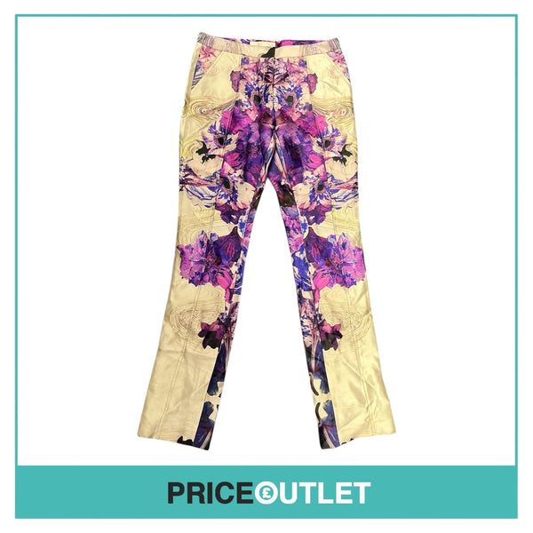 Prabal Gurung - Purple and White Floral Trousers - Size 4 - BRAND NEW WITH TAGS