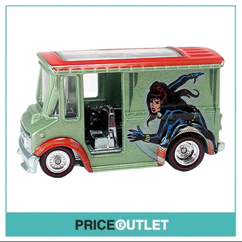 Hot Wheels Marvel - Black Widow Bread Box - Damaged Box