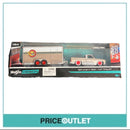 Maisto Design - 1987 Chevy 1500 & Car Trailer - Damaged Box