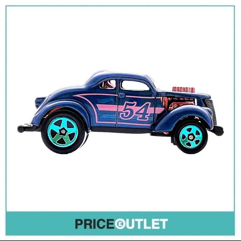 Hot Wheels 54th Anniversary - Pass 'N Gasser (Blue & Pink) - Damaged Box