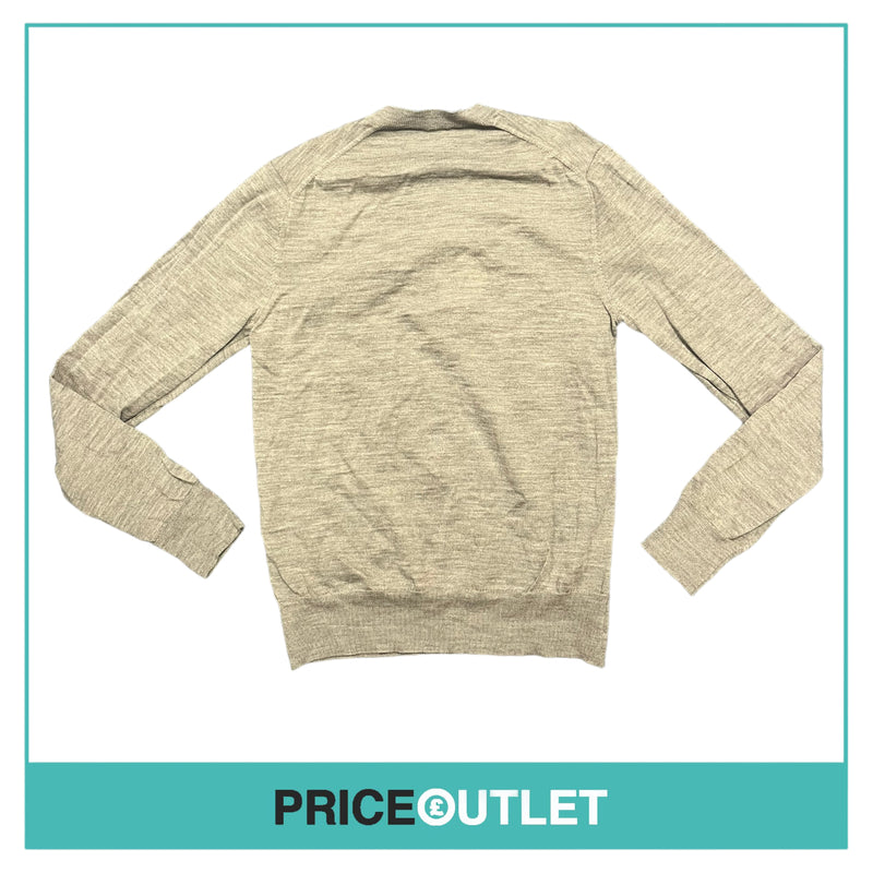 Comme des Garçons - Mens Taupe Knit Jumper - Size S - BRAND NEW WITH TAGS