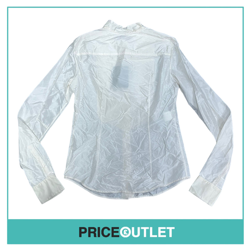 L'Wren Scott - Off White Satin Shirt with Sequins - Size 42 - BRAND NEW WITH TAGS