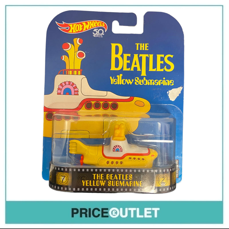 Hot Wheels - The Beatles Yellow Submarine 50th Anniversary - Damaged Box