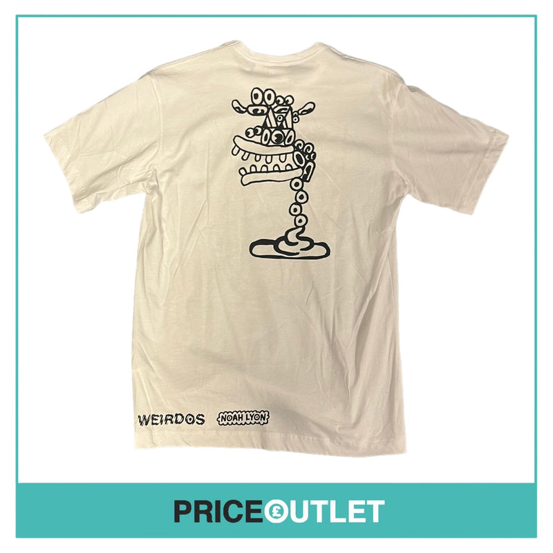 Dover Street Market - Weirdos by Noah Lyon White T-Shirt - Size M - BRAND NEW WITH TAGS