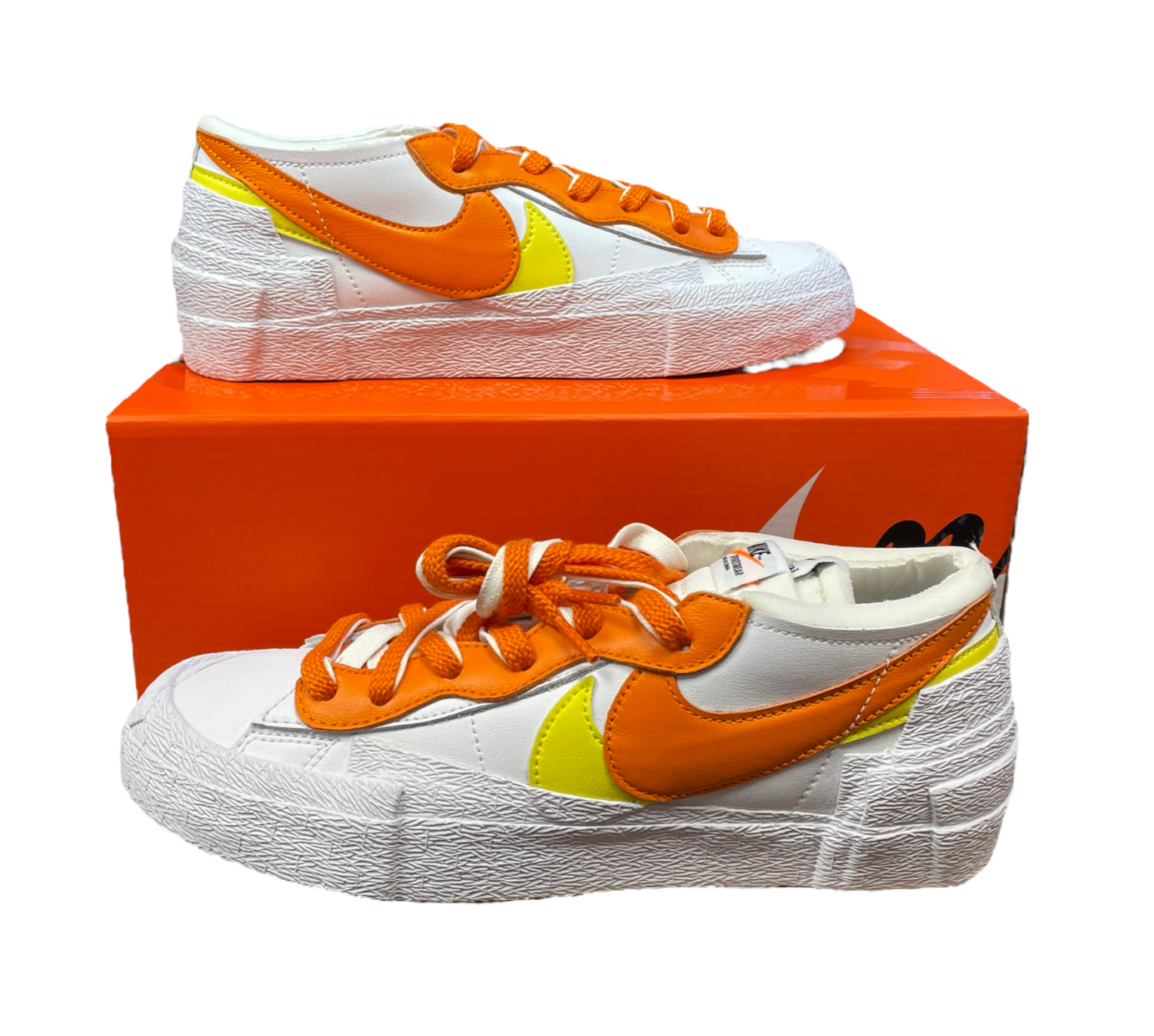 Nike - Sacai x Nike Blazer Low 'Magma Orange' - UK 7