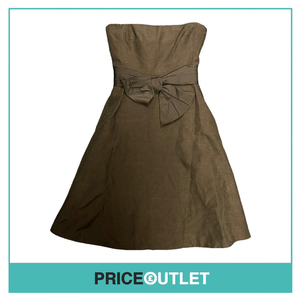 Giambattista Valli - Black Strapless Dress with Tie Waist - Size 42 - BRAND NEW WITH TAGS