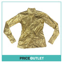 Daphne Guinness - Gold Shirt with Pearl Buttons - Size 10 - BRAND NEW WITH TAGS