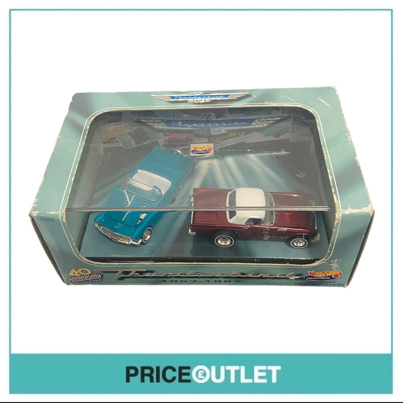 Hot Wheels Collectibles - 40th Anniversary Two-Seat Thunderbird (1957-1997) - Damaged Box