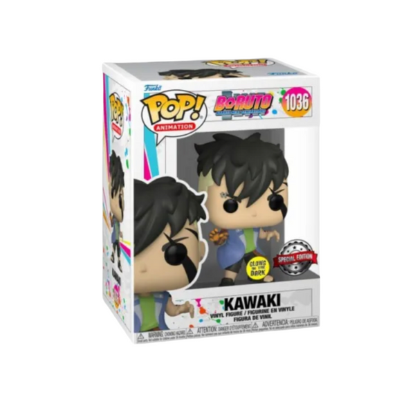 Funko - Kawaki #1036 (Glows in the Dark) Funko Pop! Boruto - Special Edition - BRAND NEW IN A FREE POP PROTECTOR