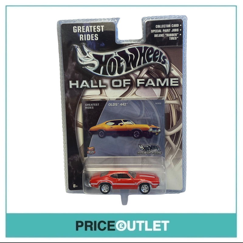 Hot Wheels Greatest Rides - Olds 442 Hall of Fame Series (Red) - Damaged Box