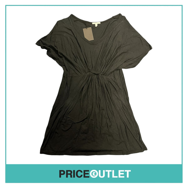 Clu - Black Top with Shirred Waist - Size XS - BRAND NEW WITH TAGS