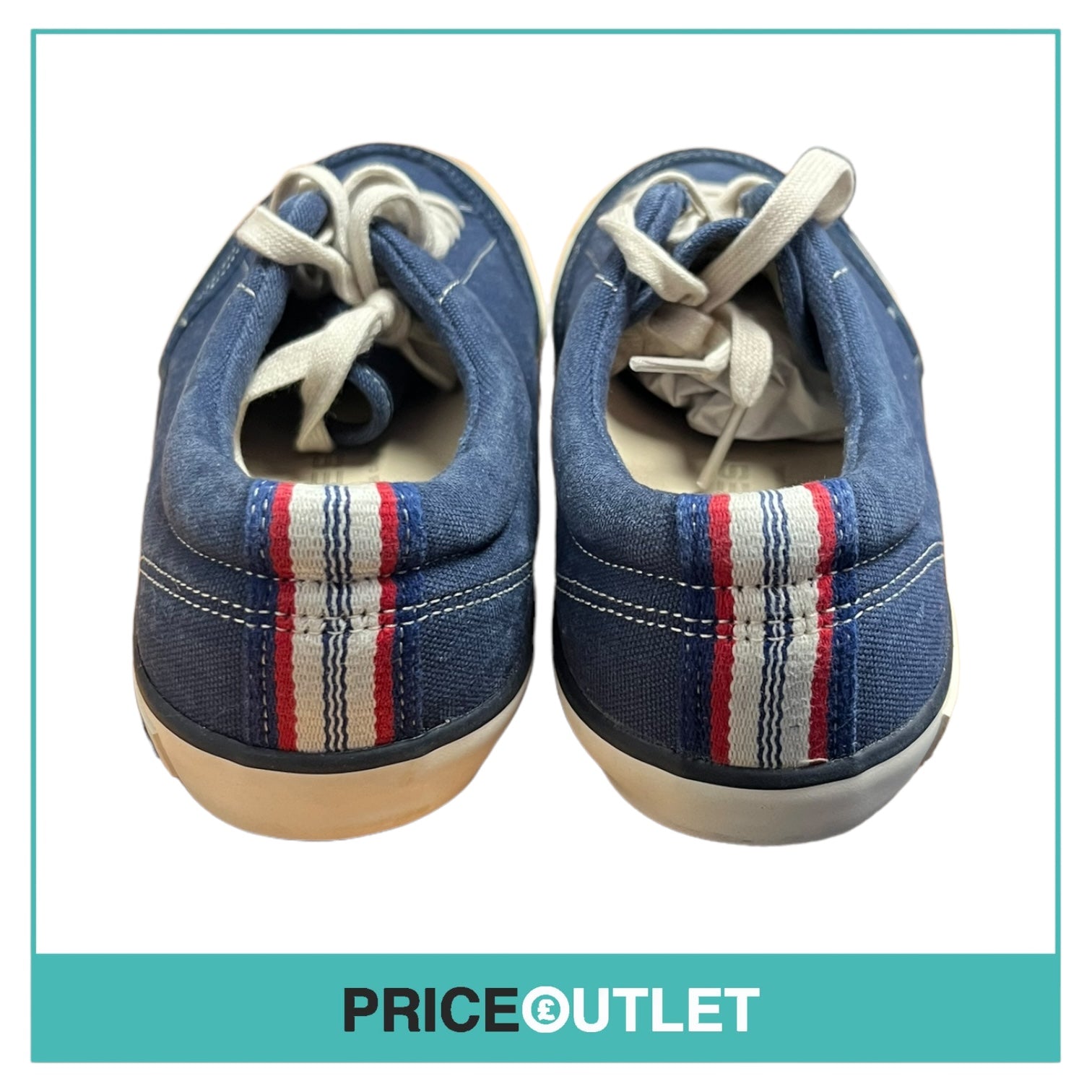 Seavees - Womens Blue Canvas Suede Trainers - Size 7.5 - BRAND NEW