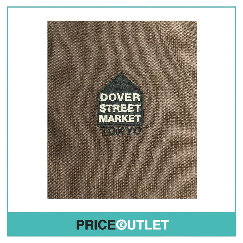 Dover Street Market Tokyo - Mens Brown Polo Shirt - Size S - BRAND NEW WITH TAGS