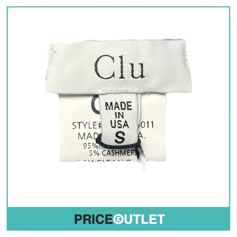 Clu - Grey Shorts with Elasticated Hems - Size S - BRAND NEW WITH TAGS