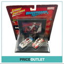 Johnny Lightning - Marvel Billboards Spiderman & Daredevil Model Diecast Set - Damaged Box