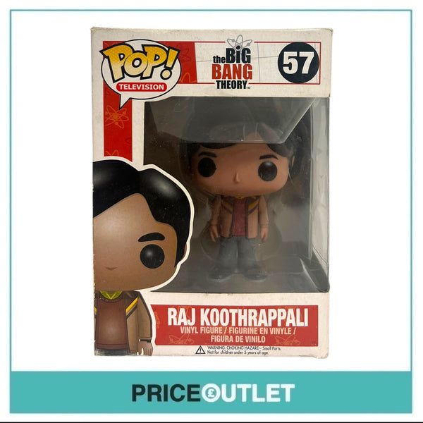 Funko - The Big Bang Theory - Raj Koothrappali #57 (Damaged)