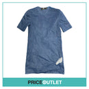 Phoebe English - Navy Hand Stitched Net T-Shirt Dress - Size XS - BRAND NEW WITH TAGS