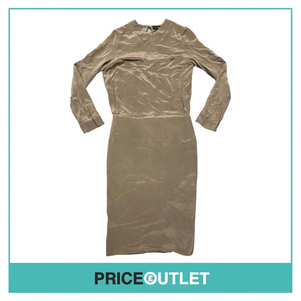 JJSLEE - Grey Knee Length Dress with Padded Skirt - Size 8 - BRAND NEW WITH TAGS