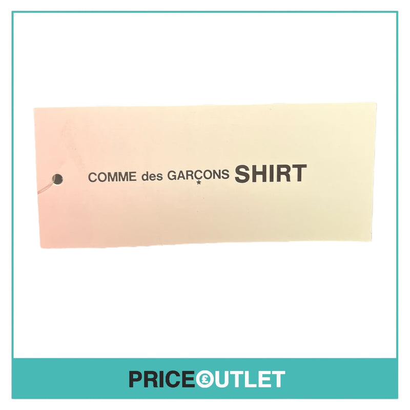 Comme des Garçons Shirt - Ladies White Logo T-Shirt - Size L - BRAND NEW WITH TAGS