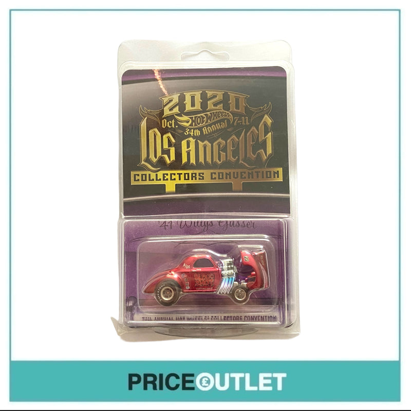 Hot Wheels - Blood Shot '41 Willys Gasser 34th Annual Collectors Convention - Damaged Box