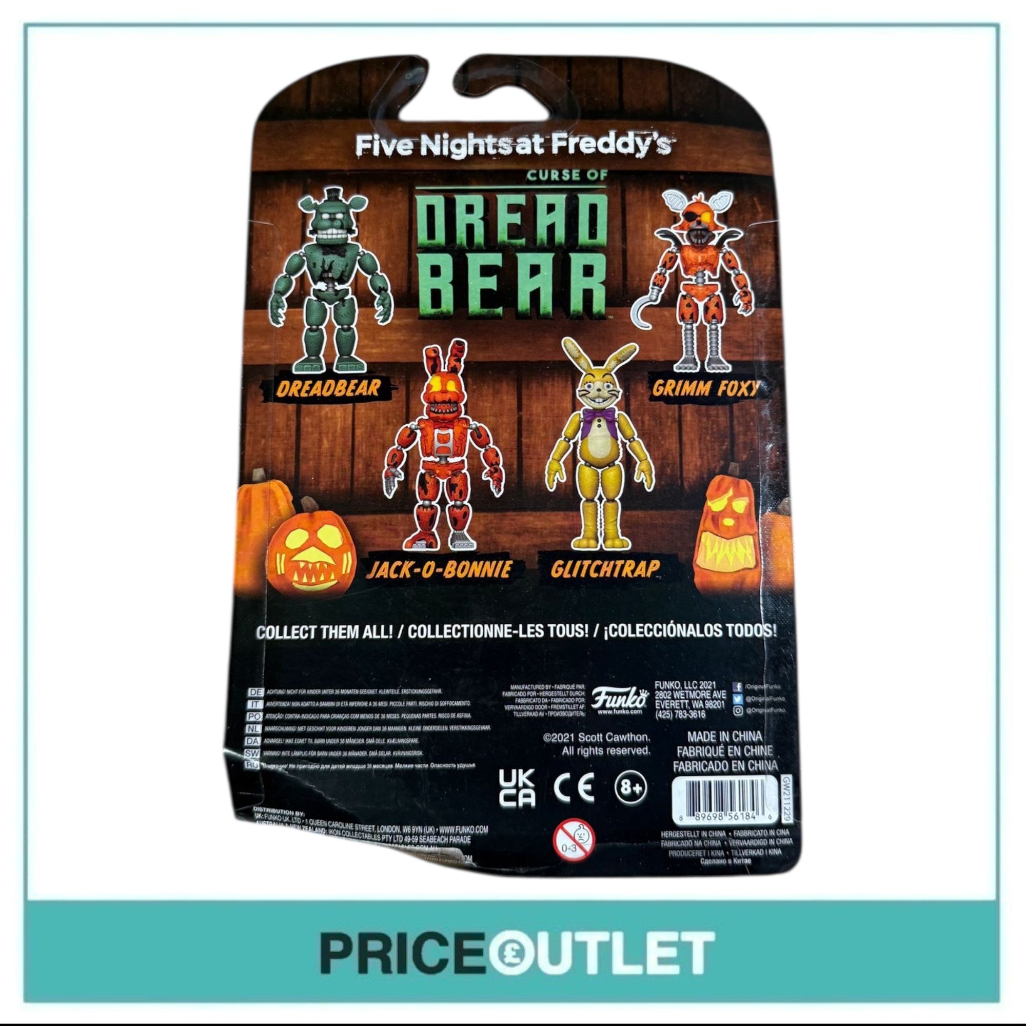 Funko - FNAF Dreadbear Action Figure (Damaged)