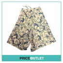 Egg - Monkey Print Drawstring Cropped Trousers - Size OS - BRAND NEW WITH TAGS
