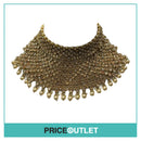Dhiral's Creations - Gold Earrings, Choker and Headpiece Jewellery Set - BRAND NEW IN BAG
