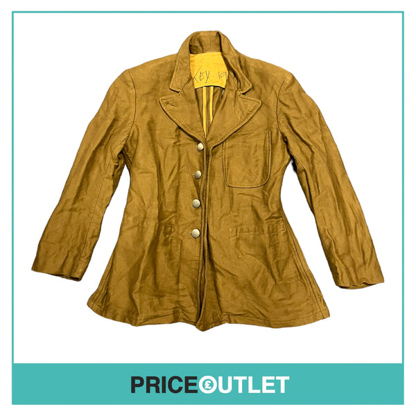 Josephus Thimister - Khaki Monochromatic Jacket - Size S - BRAND NEW WITH TAGS