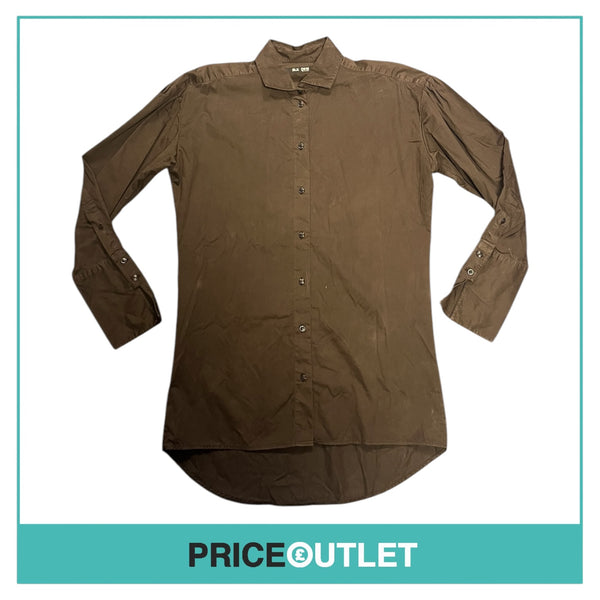 BLK DNM - Dark Brown Shirt - Size S - BRAND NEW WITH TAGS