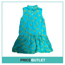 Creatures of the Wind - Blue and Green Butterfly Print Shirt Dress - Size 6 - BRAND NEW WITH TAGS