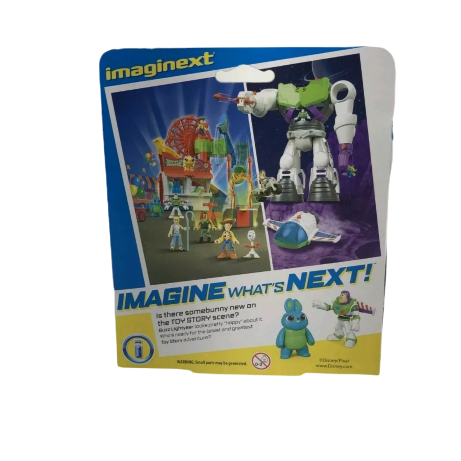 Imaginext Toy Story 4 - Bunny and Buzz Lightyear Figures