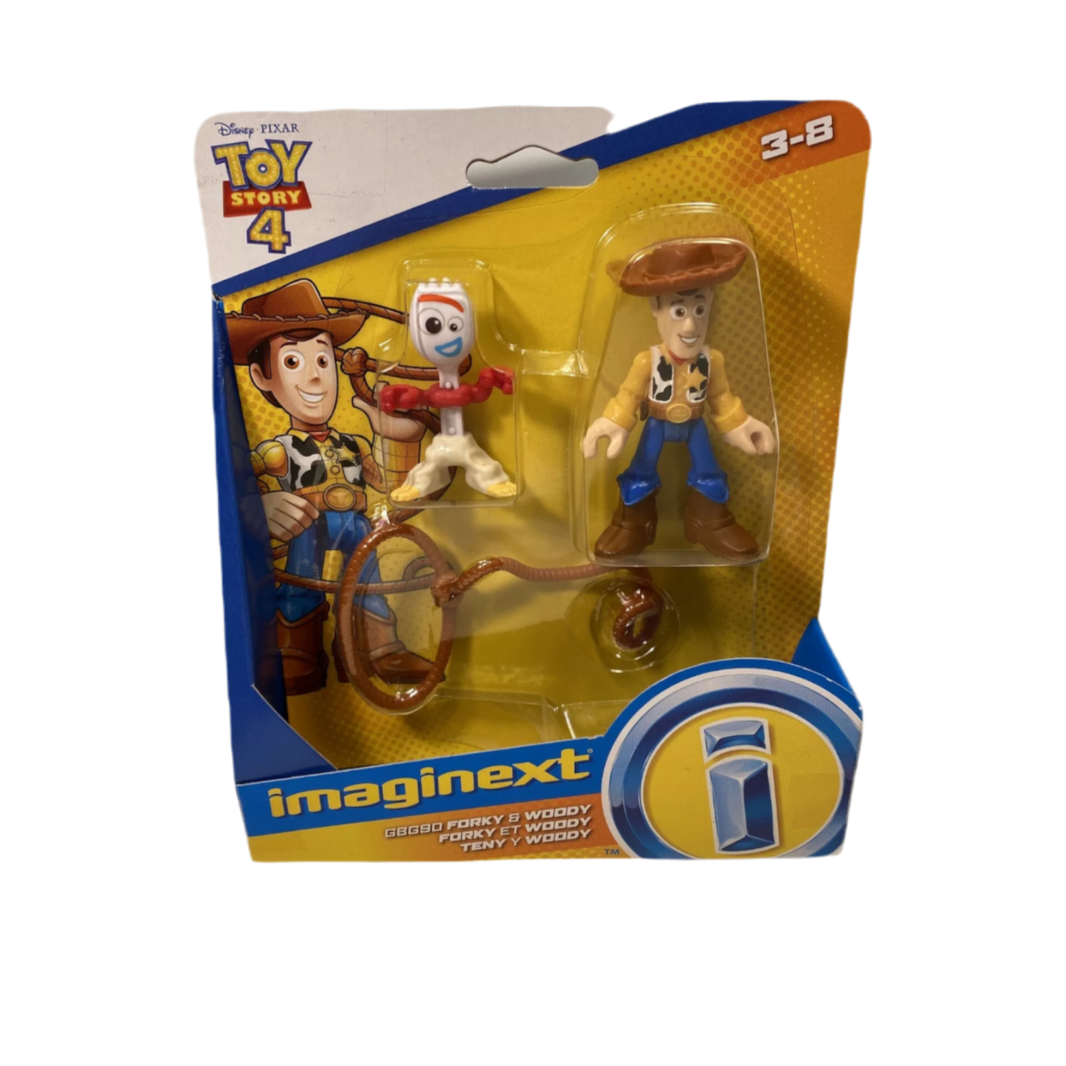 Imaginext Toy Story 4 - Forky and Woody Figures