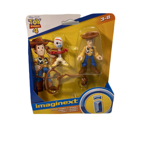Imaginext Toy Story 4 - Forky and Woody Figures