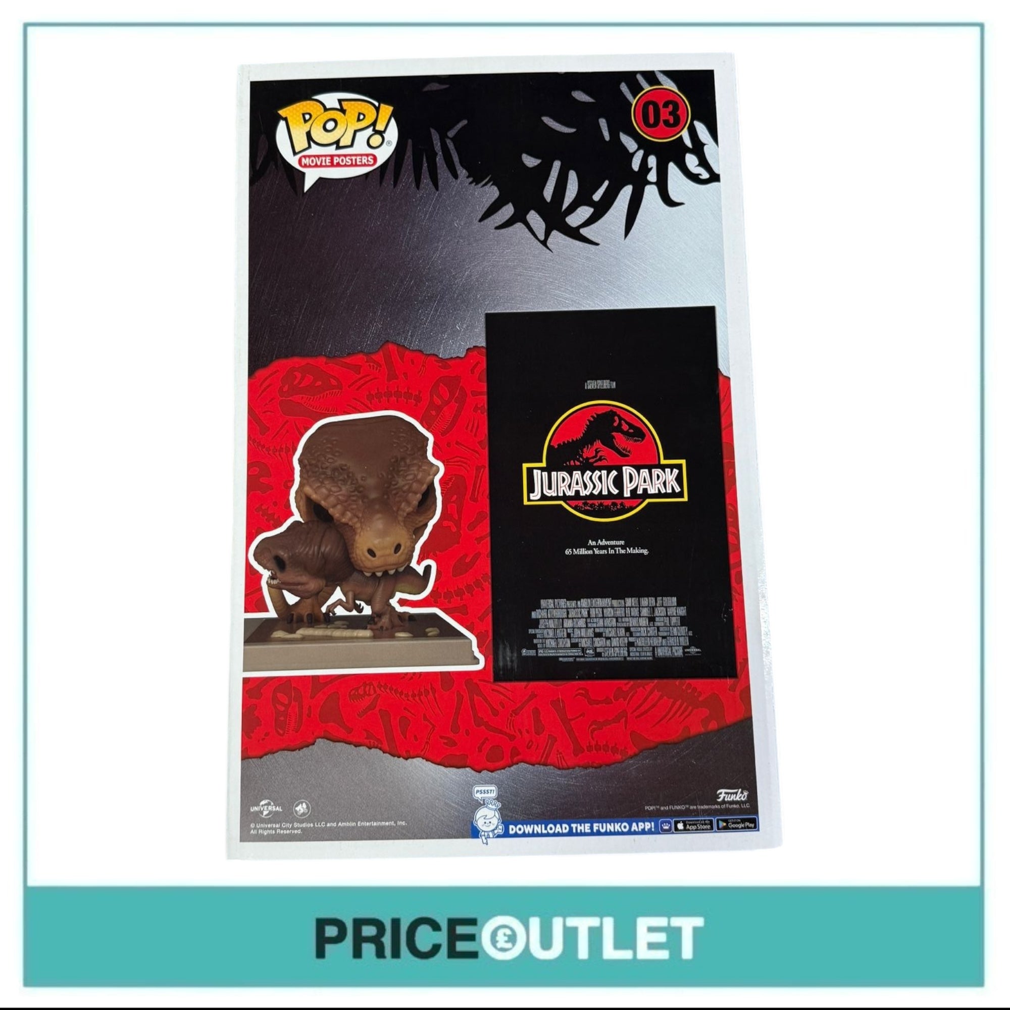 Funko Movie Posters - Tyrannosaurus Rex & Velociraptor