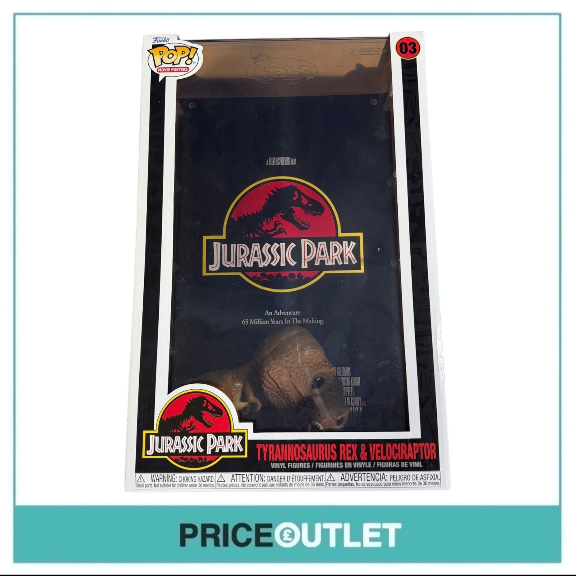 Funko Movie Posters - Tyrannosaurus Rex & Velociraptor