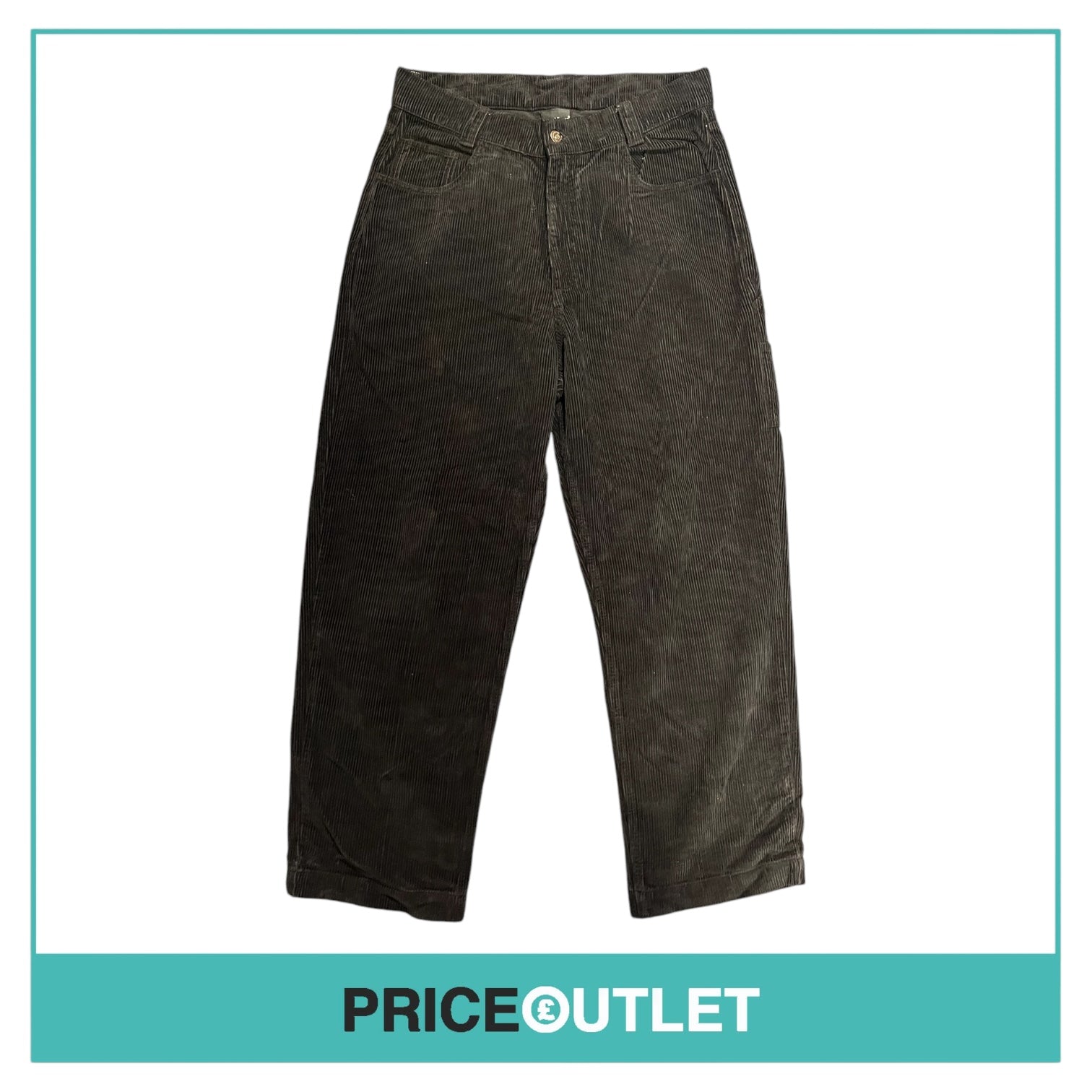 Kickers - Black Cord Baggy Trousers - Size 34 - BRAND NEW