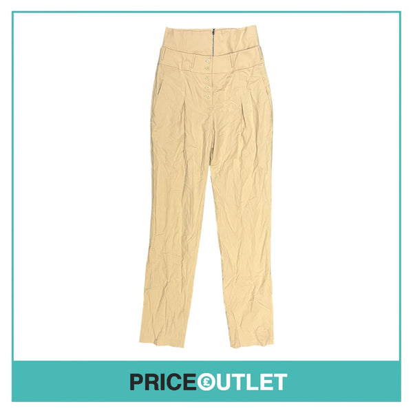 Blouson Noir - High Waisted Beige Trousers - Size M - BRAND NEW WITH TAGS