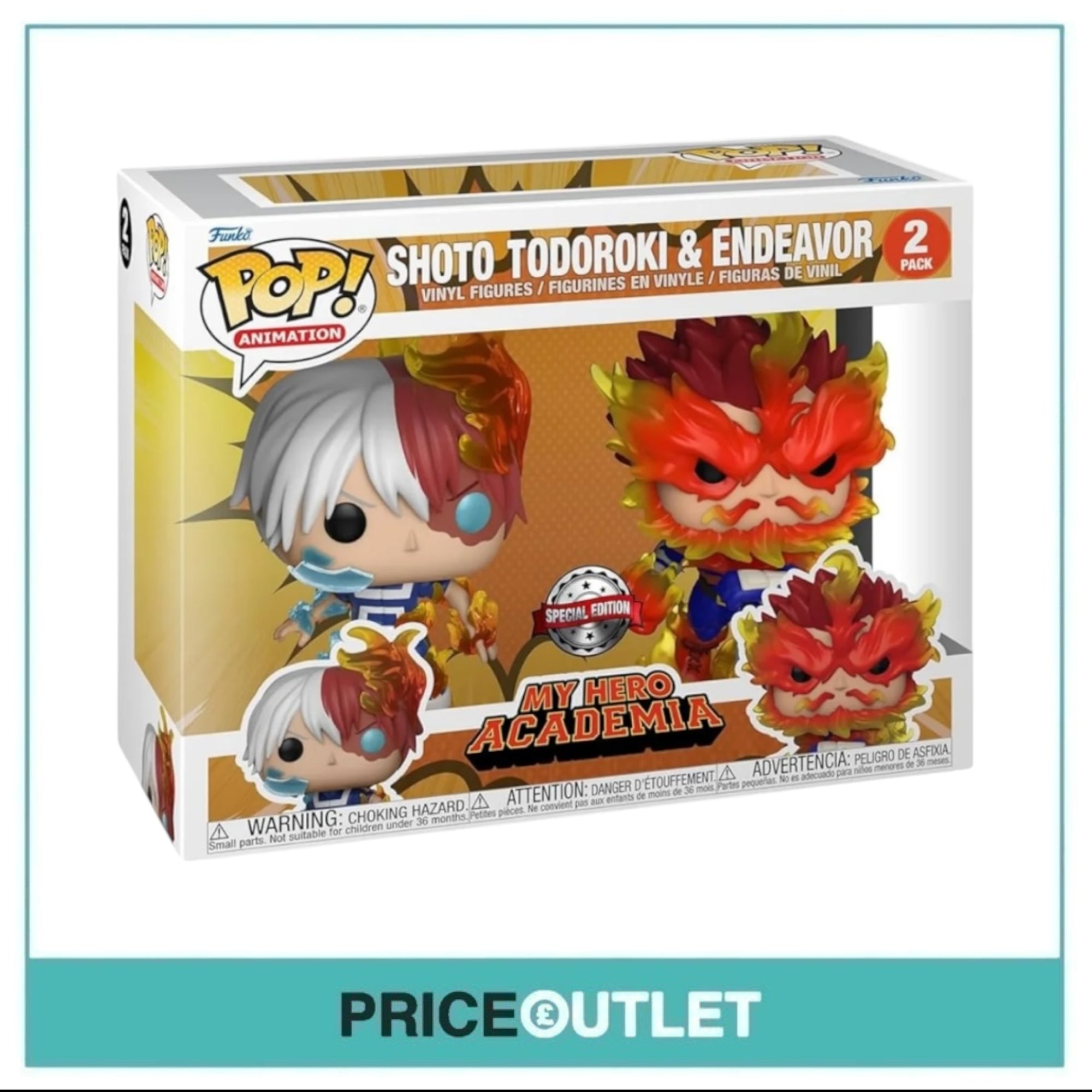 Funko - My Hero Academia - Shoto Todoroki & Endeavor 2 Pack