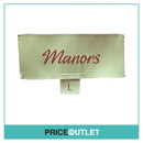 Manors Golf - Check Knit Polo Shirt - Burnt Orange - Size L - BRAND NEW