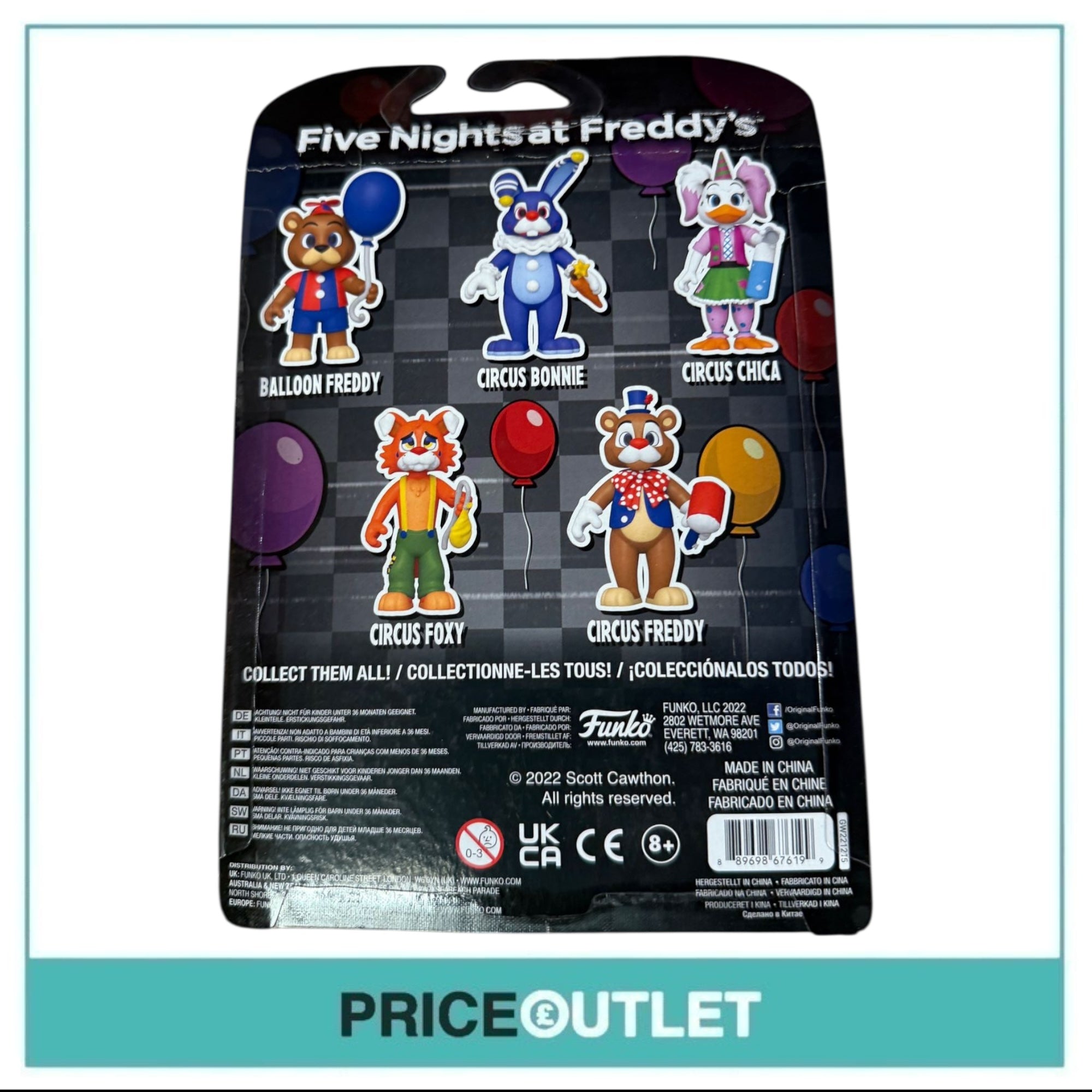 Funko - FNAF Balloon Foxy Action Figure (Damaged)