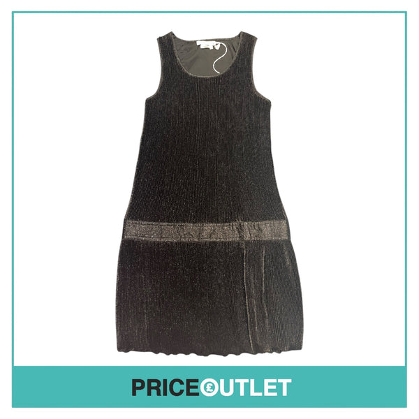 Givenchy - Black Pleated Dress with Sparkle - Size 38 - BRAND NEW WITH TAGS