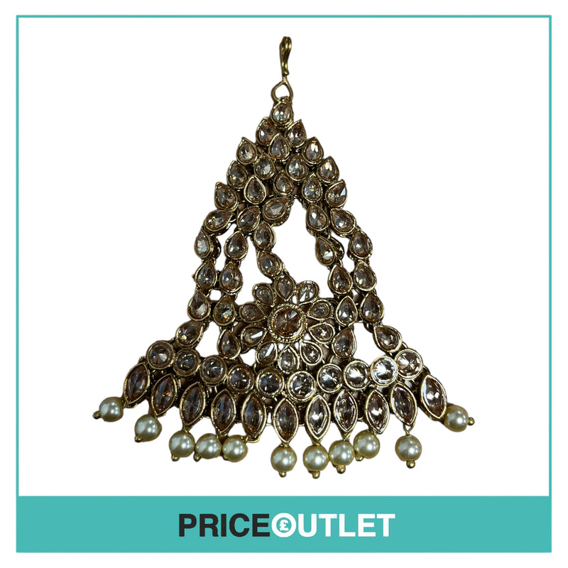 Dhiral's Creations -  Gold Headpiece - BRAND NEW IN BAG