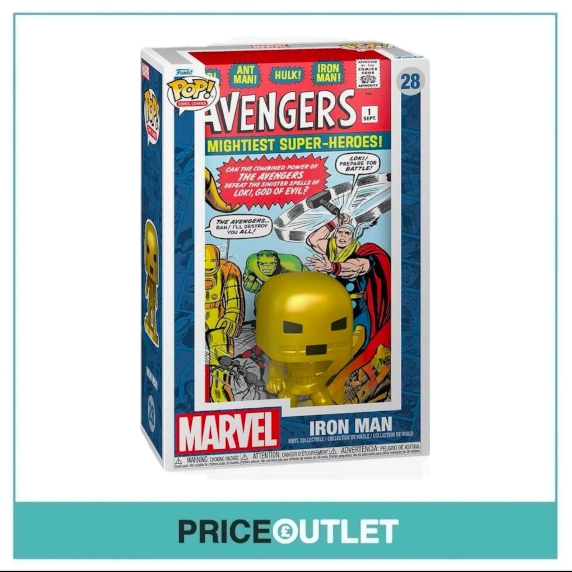 Funko - Iron Man (Gold) Comic Cover