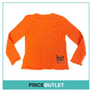 Comme des Garçons Jingle Flowers - Womens Orange Knit Jumper - Size M - BRAND NEW WITH TAGS