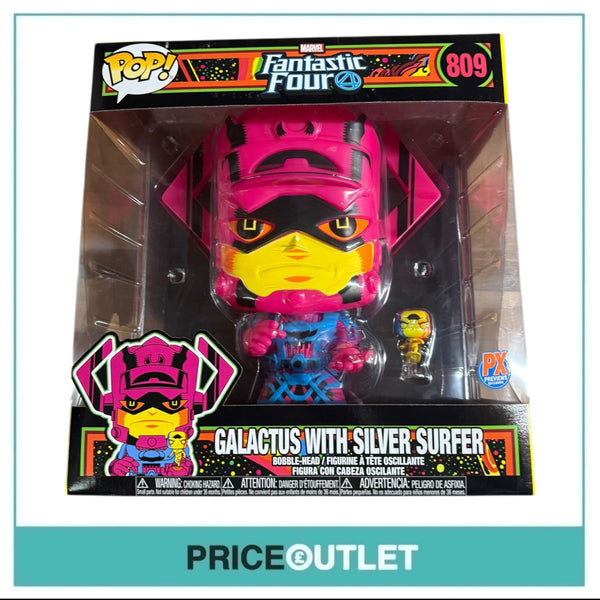 Funko Deluxe - Fantastic Four Galactus with Silver Surfer #809 (Black Light Version)