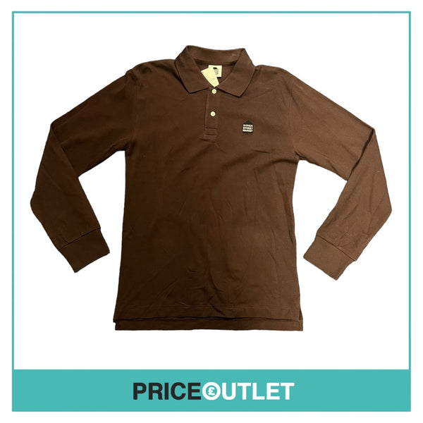 Dover Street Market Tokyo - Mens Brown Polo Shirt - Size S - BRAND NEW WITH TAGS
